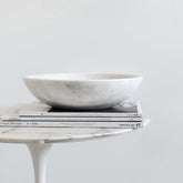 WHITE MARBLE BOWL Ø 35 CM - Mabrook Hotel Supplies